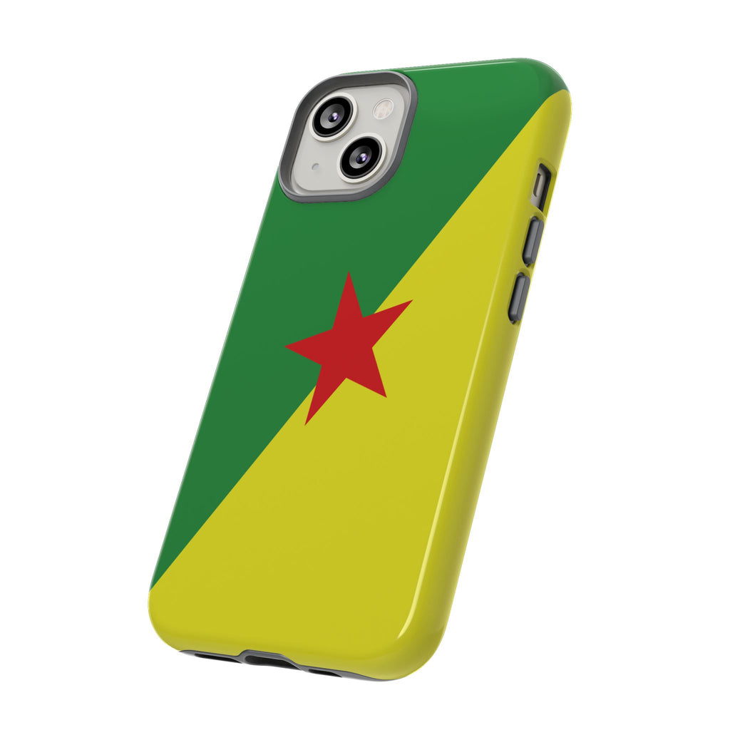 French Guiana Flag Tough Phone Case - Irie Blues Boutique