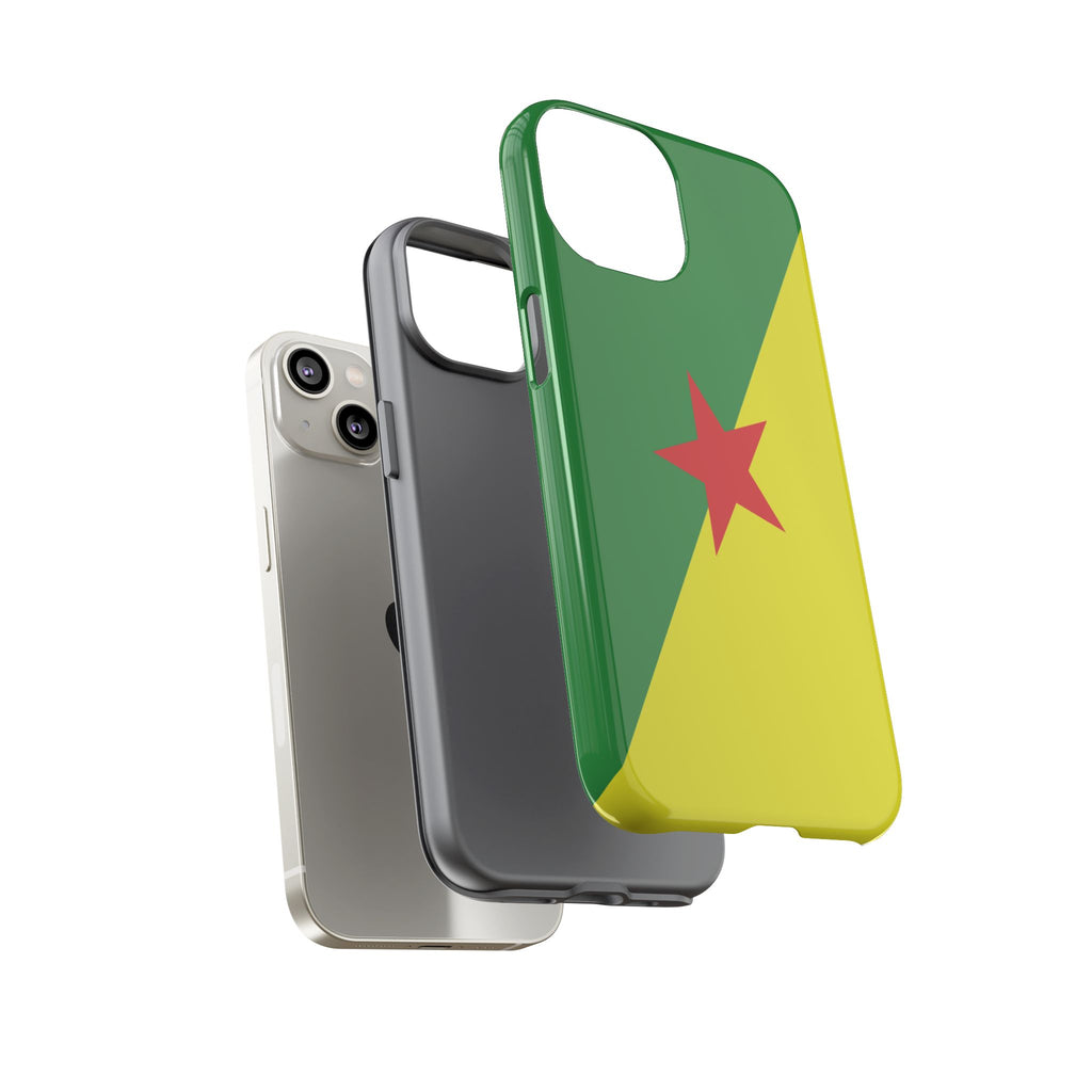 French Guiana Flag Tough Phone Case - Irie Blues Boutique