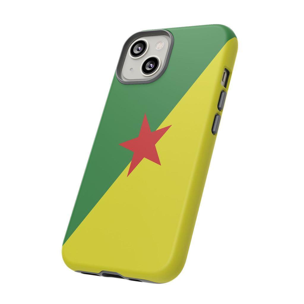 French Guiana Flag Tough Phone Case - Irie Blues Boutique
