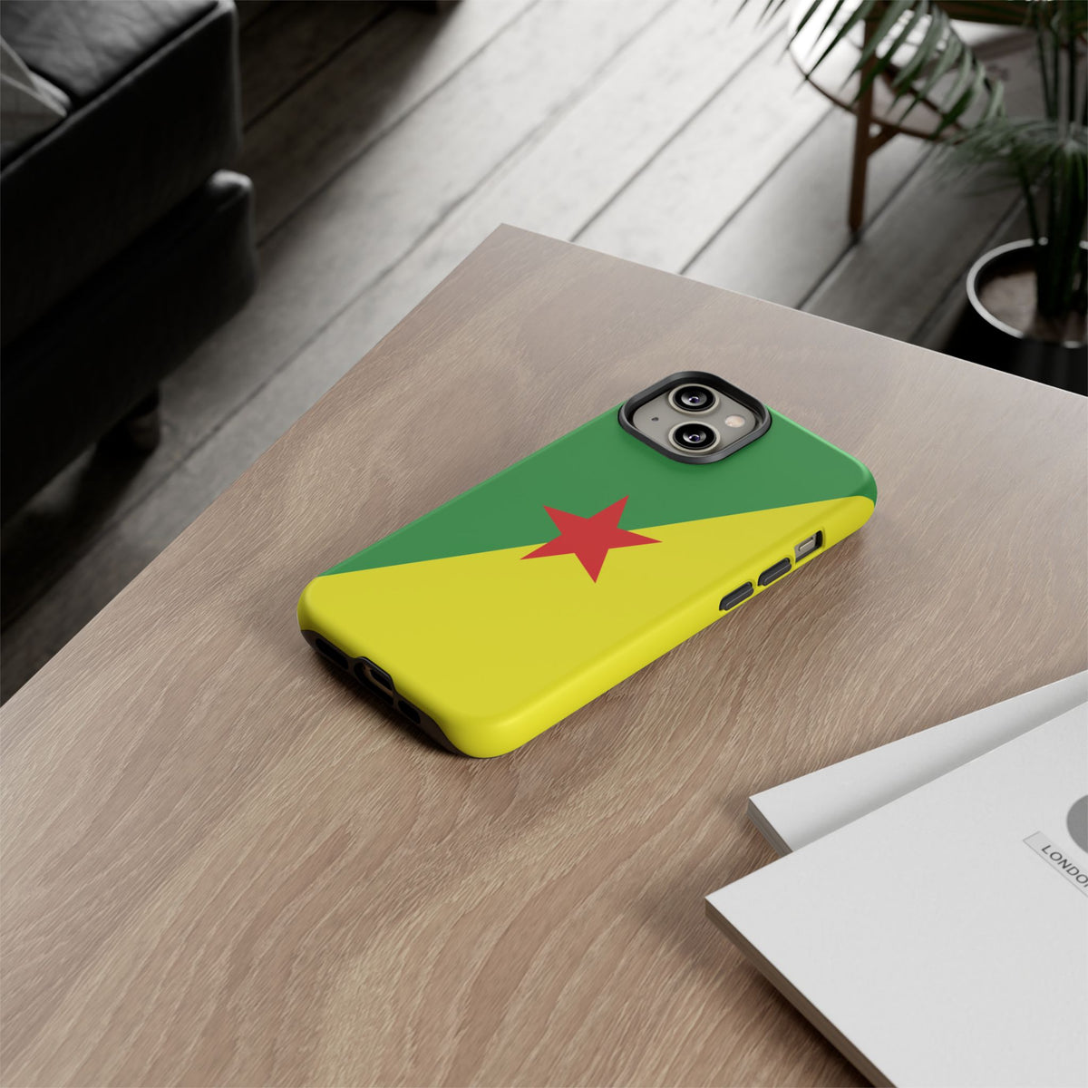 French Guiana Flag Tough Phone Case - Irie Blues Boutique