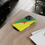French Guiana Flag Tough Phone Case - Irie Blues Boutique