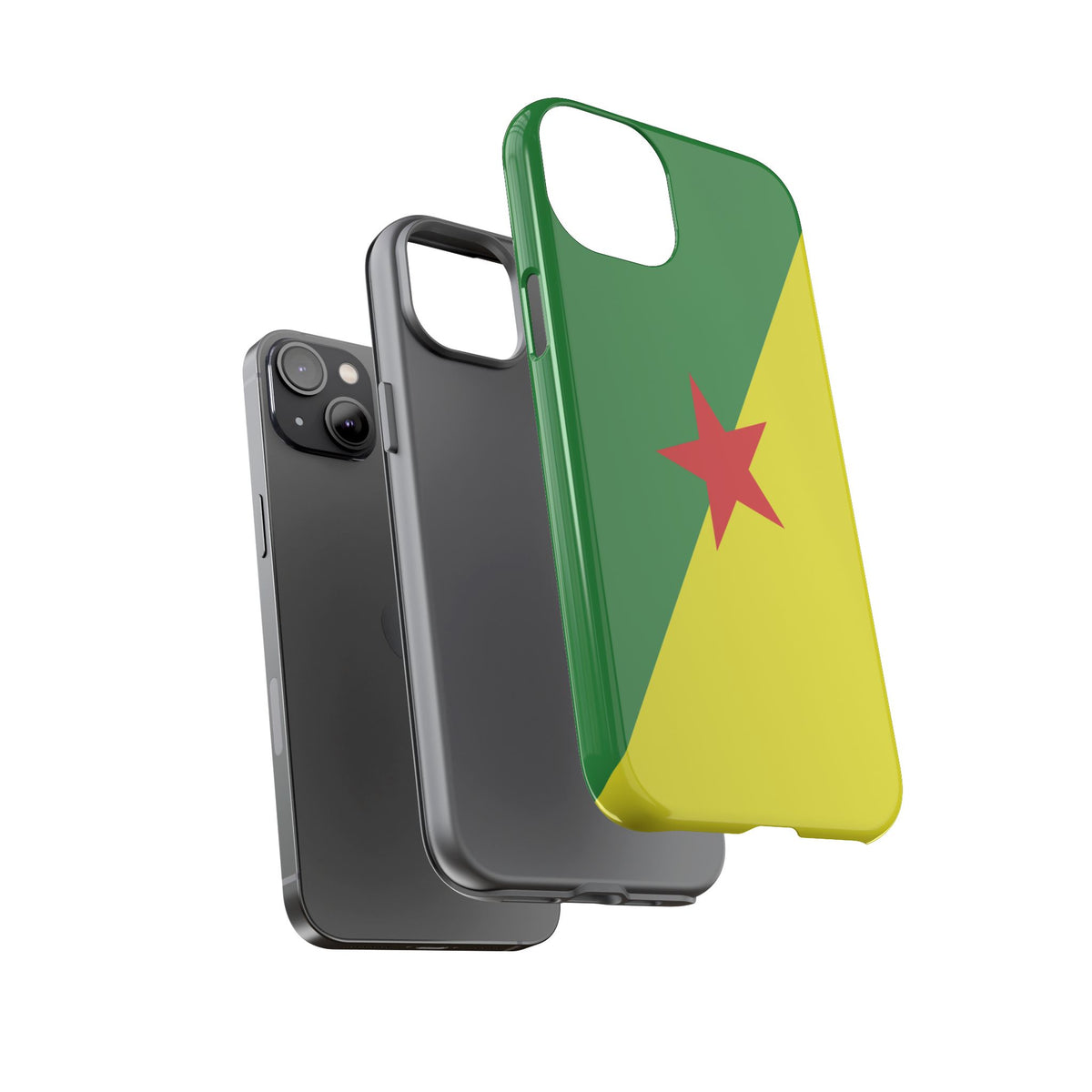 French Guiana Flag Tough Phone Case - Irie Blues Boutique