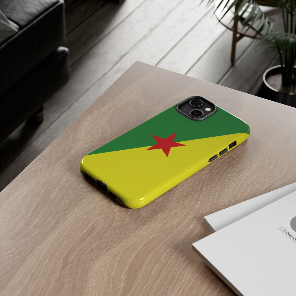 French Guiana Flag Tough Phone Case - Irie Blues Boutique