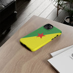 French Guiana Flag Tough Phone Case - Irie Blues Boutique