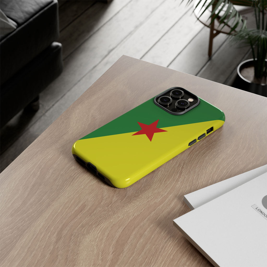 French Guiana Flag Tough Phone Case - Irie Blues Boutique