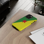French Guiana Flag Tough Phone Case - Irie Blues Boutique