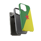 French Guiana Flag Tough Phone Case - Irie Blues Boutique