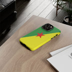 French Guiana Flag Tough Phone Case - Irie Blues Boutique