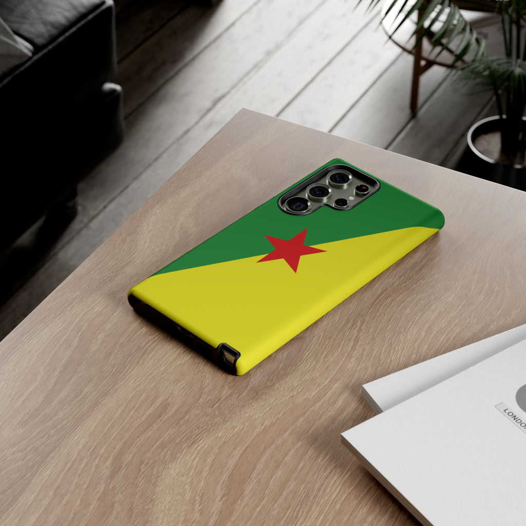 French Guiana Flag Tough Phone Case - Irie Blues Boutique