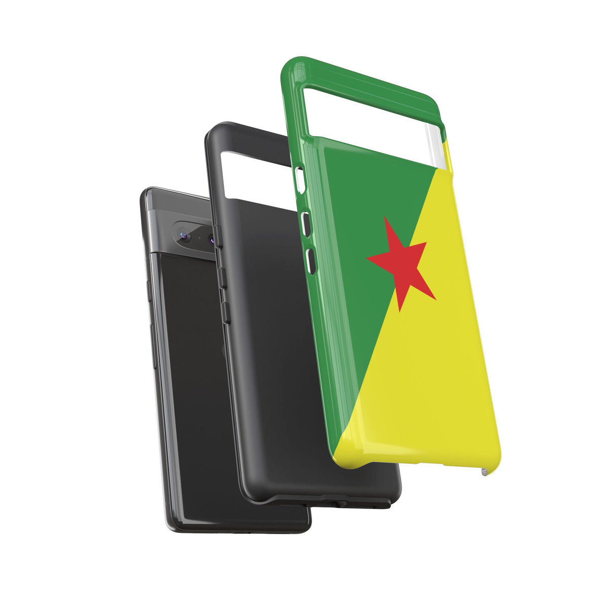 French Guiana Flag Tough Phone Case - Irie Blues Boutique