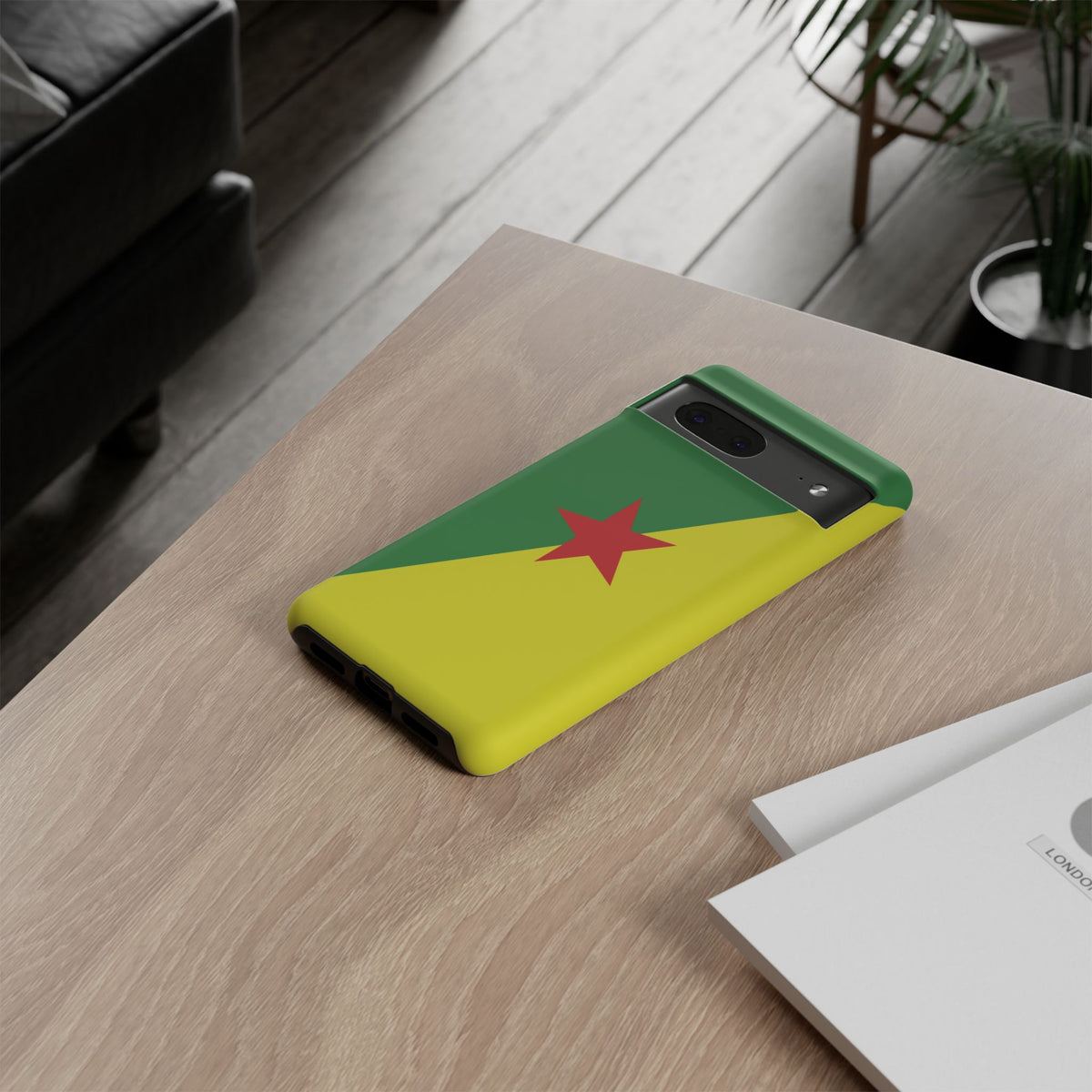 French Guiana Flag Tough Phone Case - Irie Blues Boutique