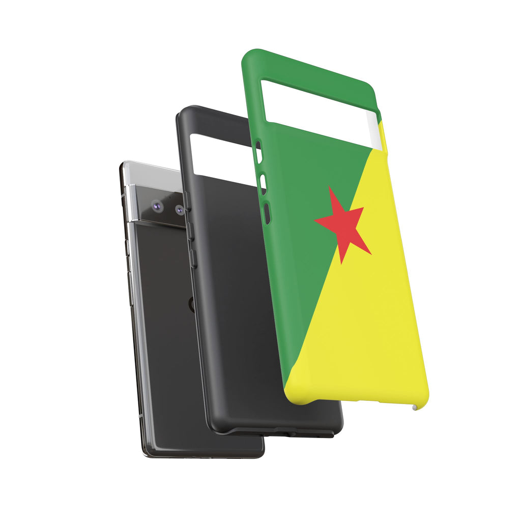 French Guiana Flag Tough Phone Case - Irie Blues Boutique