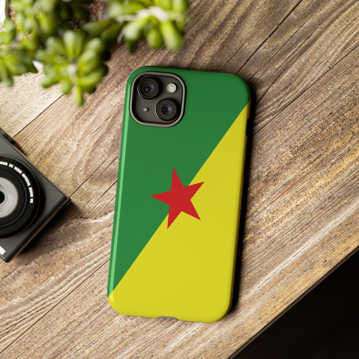 French Guiana Flag Tough Phone Case - Irie Blues Boutique