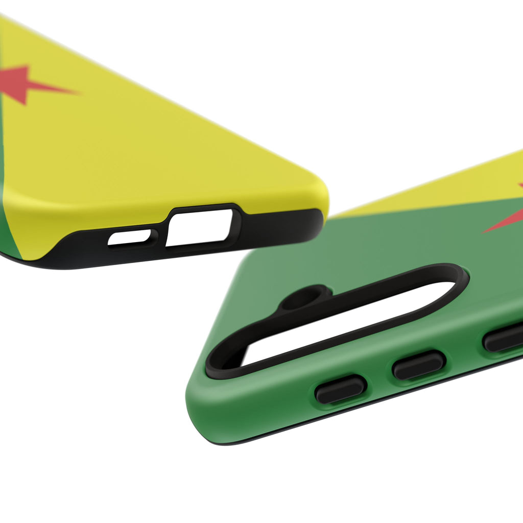French Guiana Flag Tough Phone Case - Irie Blues Boutique