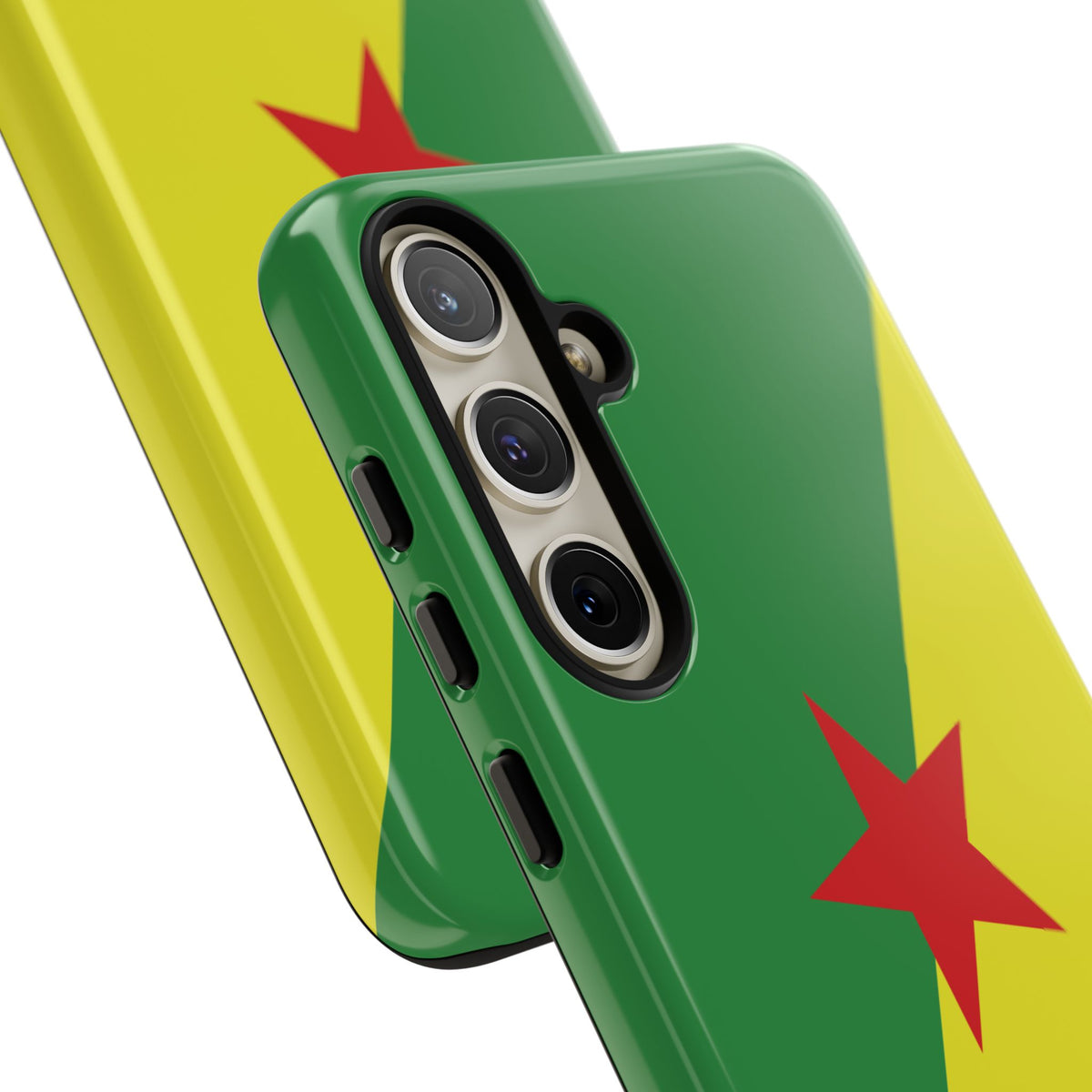 French Guiana Flag Tough Phone Case - Irie Blues Boutique