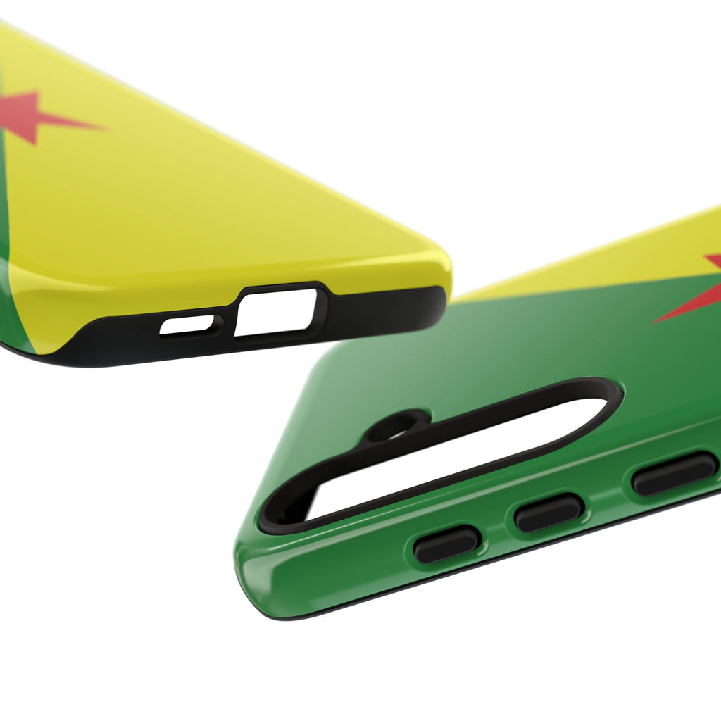 French Guiana Flag Tough Phone Case - Irie Blues Boutique