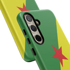 French Guiana Flag Tough Phone Case - Irie Blues Boutique
