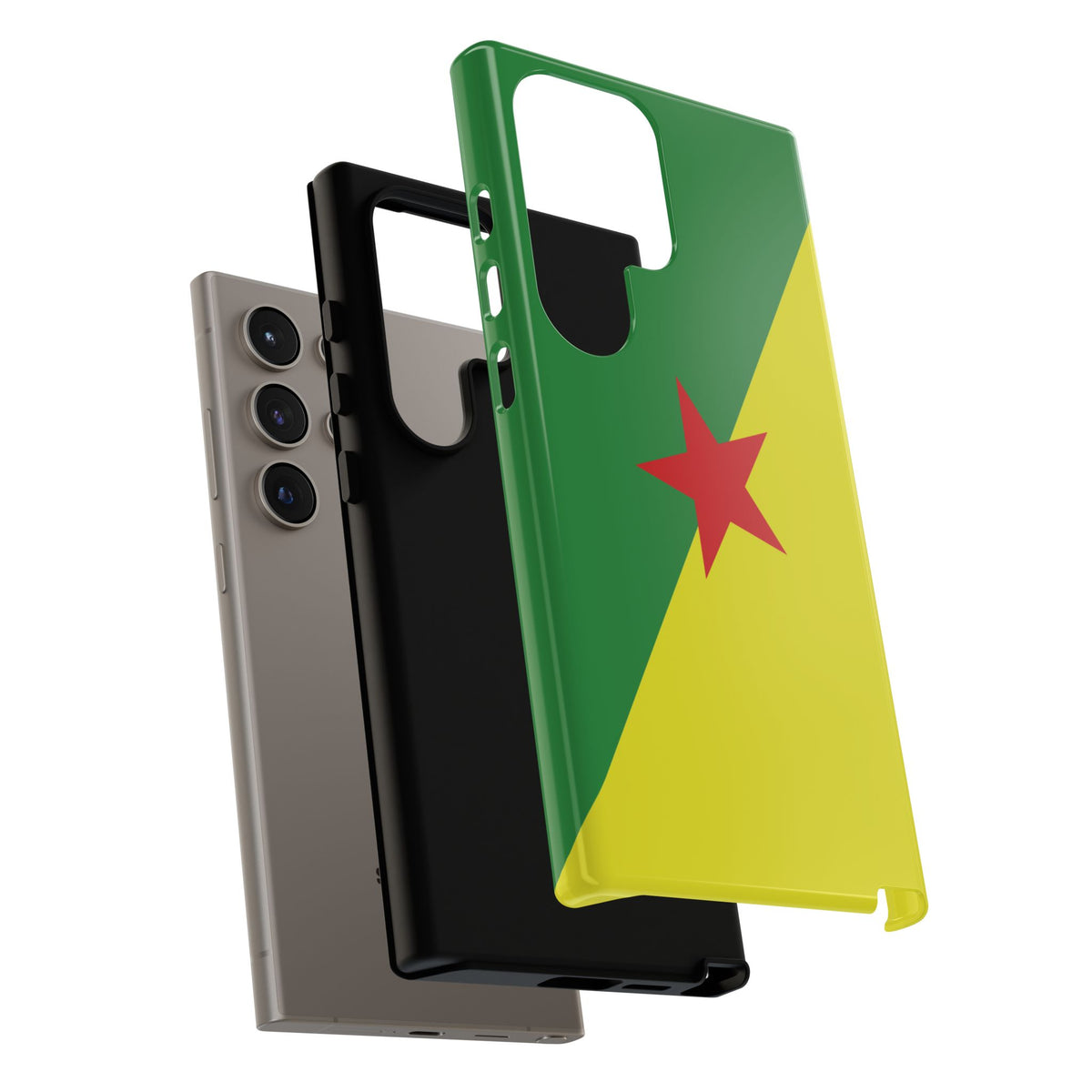 French Guiana Flag Tough Phone Case - Irie Blues Boutique
