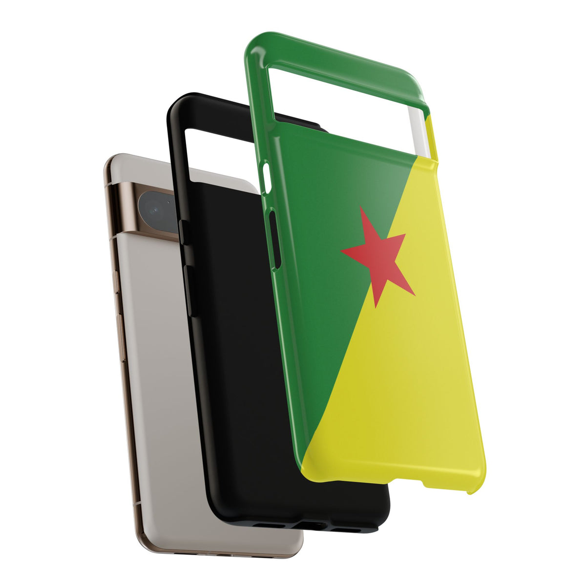 French Guiana Flag Tough Phone Case - Irie Blues Boutique