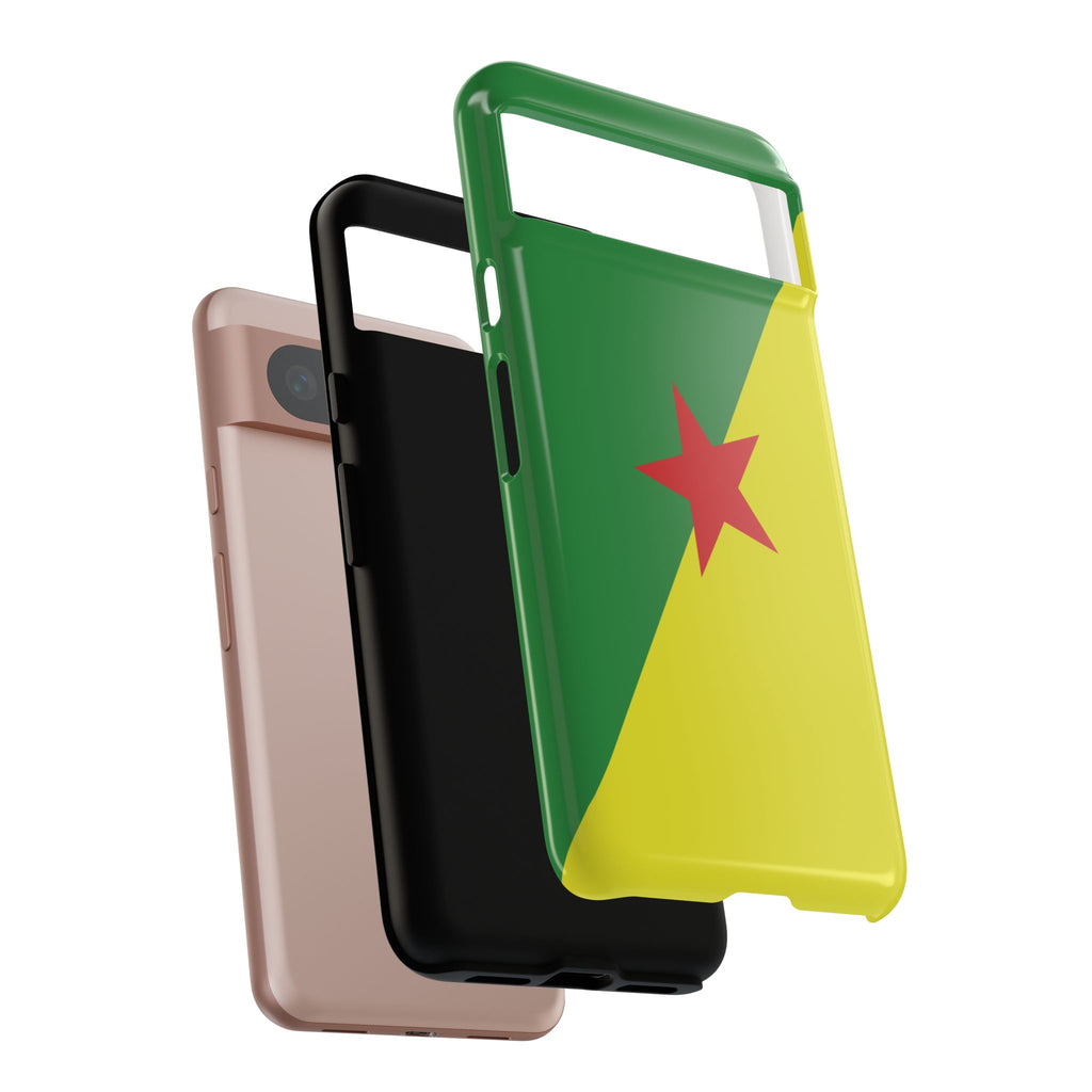 French Guiana Flag Tough Phone Case - Irie Blues Boutique