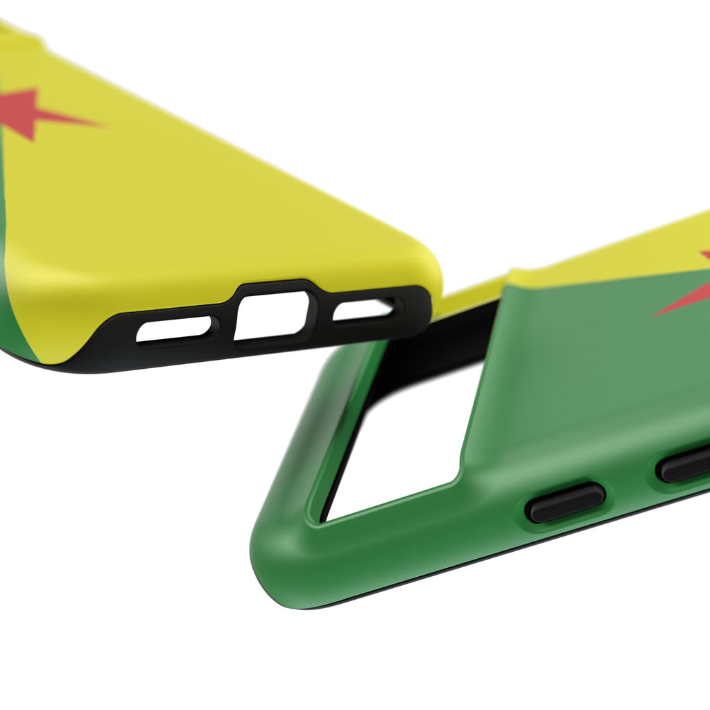 French Guiana Flag Tough Phone Case - Irie Blues Boutique