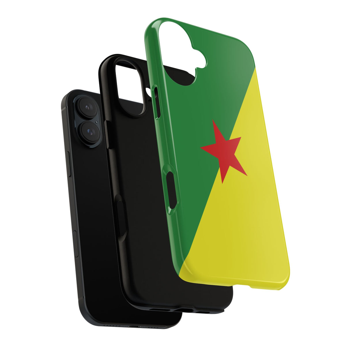 French Guiana Flag Tough Phone Case - Irie Blues Boutique