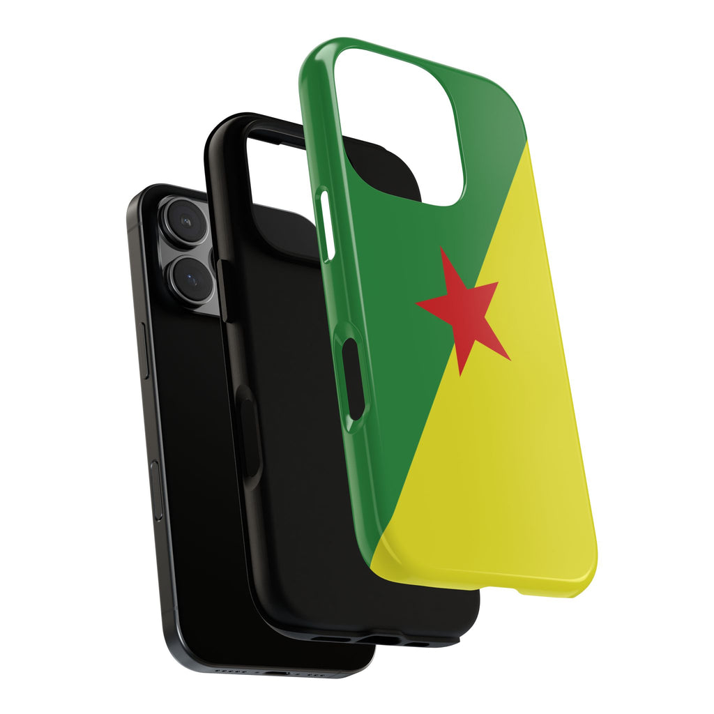French Guiana Flag Tough Phone Case - Irie Blues Boutique