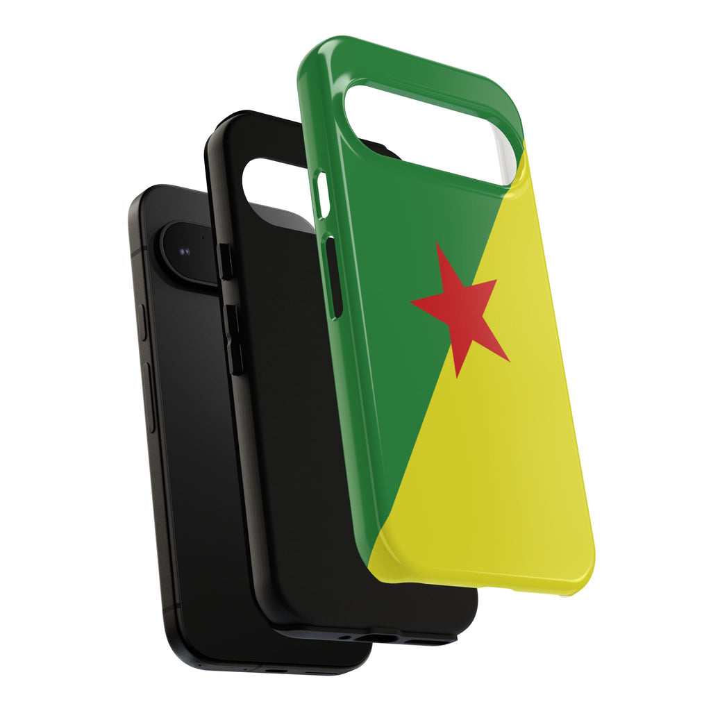 French Guiana Flag Tough Phone Case - Irie Blues Boutique