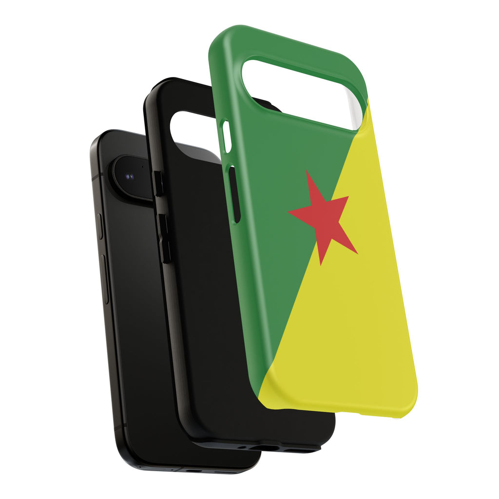 French Guiana Flag Tough Phone Case - Irie Blues Boutique