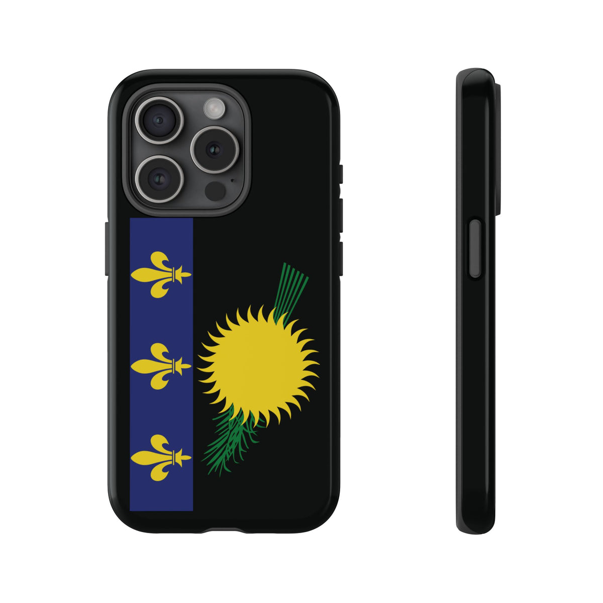 Guadeloupe Flag Tough Phone Case - Irie Blues Boutique