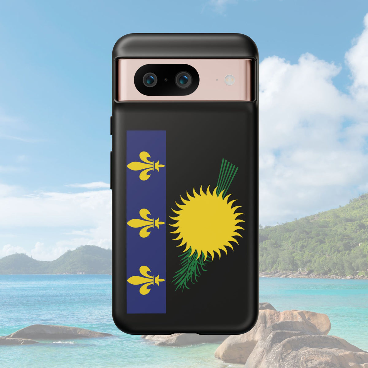 Guadeloupe Flag Tough Phone Case - Irie Blues Boutique