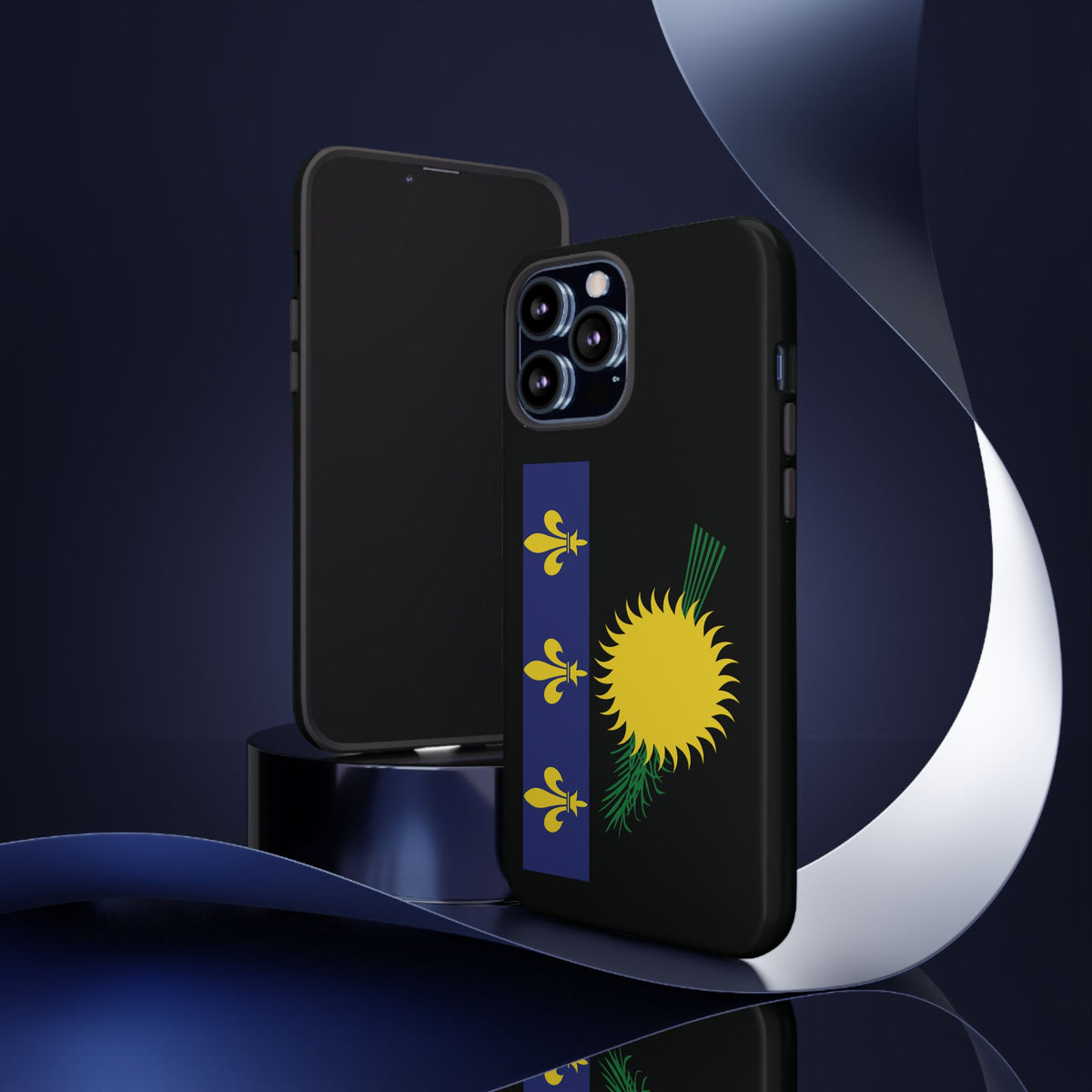Guadeloupe Flag Tough Phone Case - Irie Blues Boutique