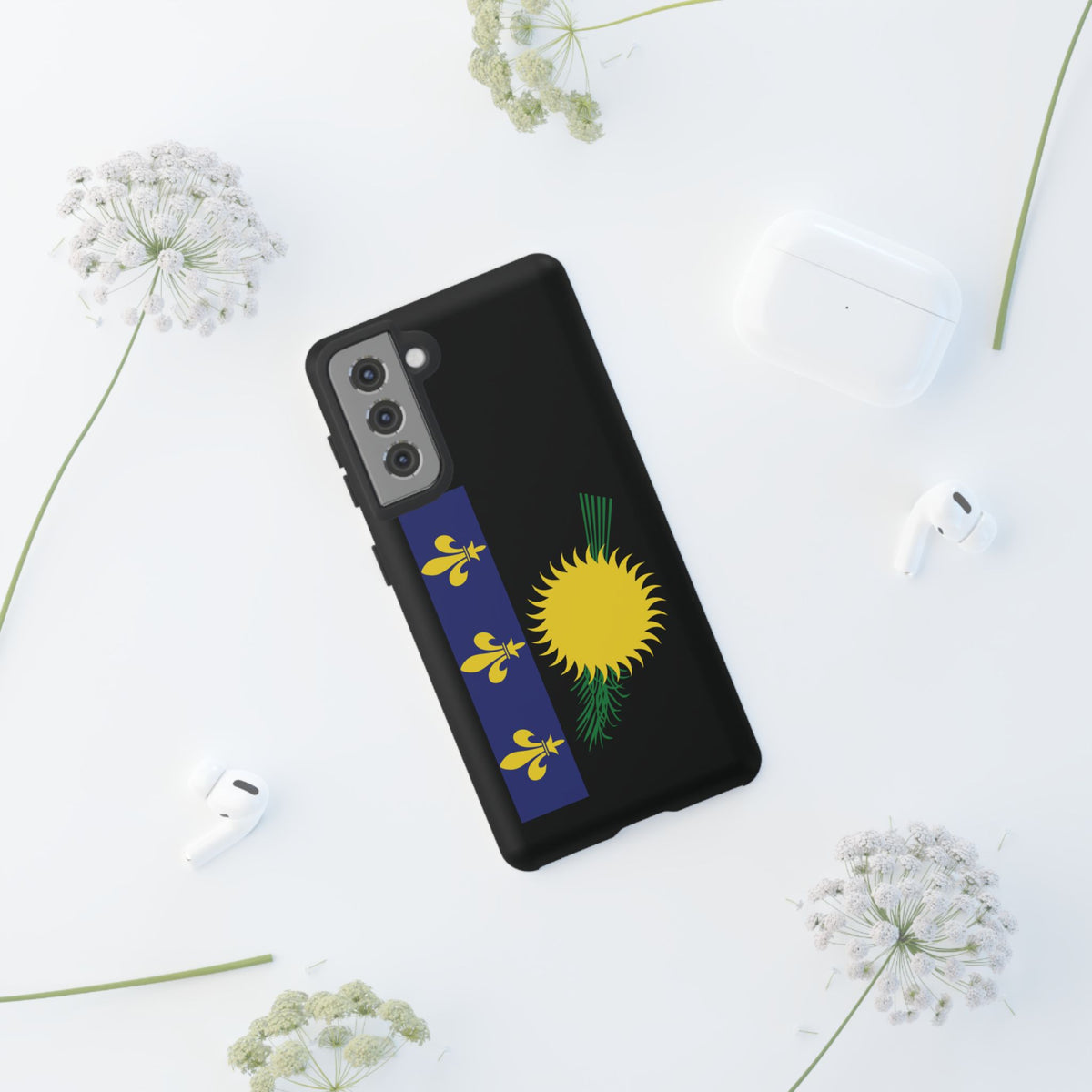 Guadeloupe Flag Tough Phone Case - Irie Blues Boutique