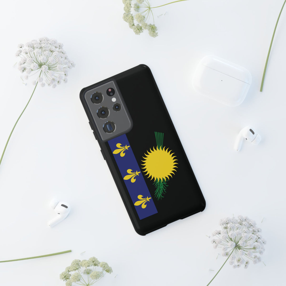 Guadeloupe Flag Tough Phone Case - Irie Blues Boutique