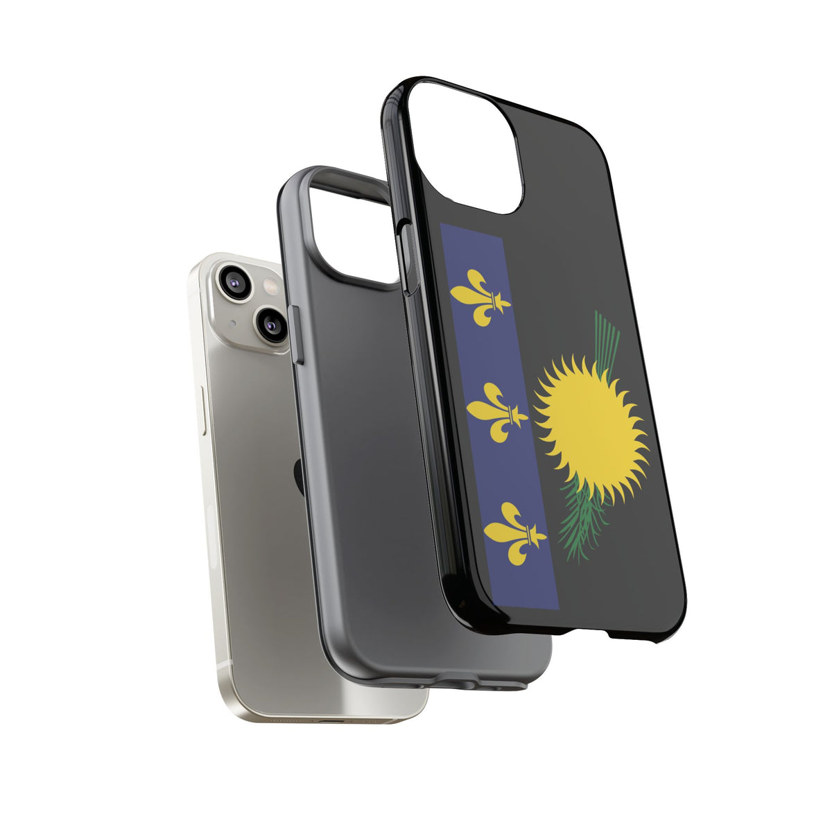 Guadeloupe Flag Tough Phone Case - Irie Blues Boutique