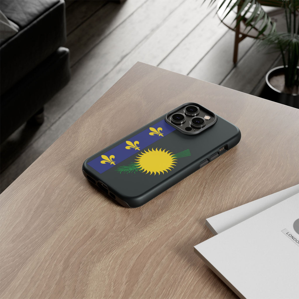 Guadeloupe Flag Tough Phone Case - Irie Blues Boutique