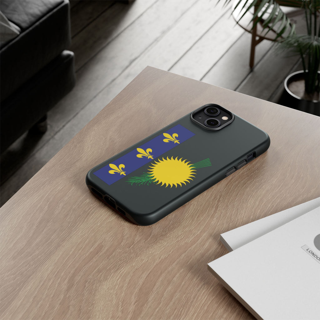 Guadeloupe Flag Tough Phone Case - Irie Blues Boutique
