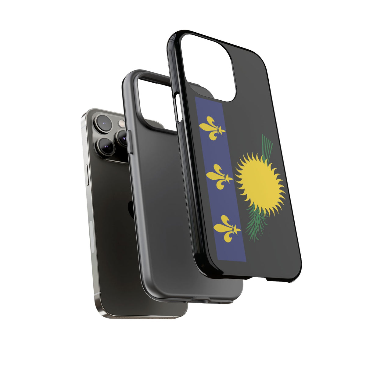 Guadeloupe Flag Tough Phone Case - Irie Blues Boutique