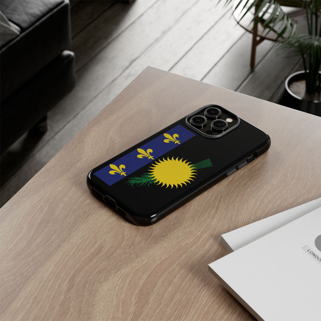 Guadeloupe Flag Tough Phone Case - Irie Blues Boutique