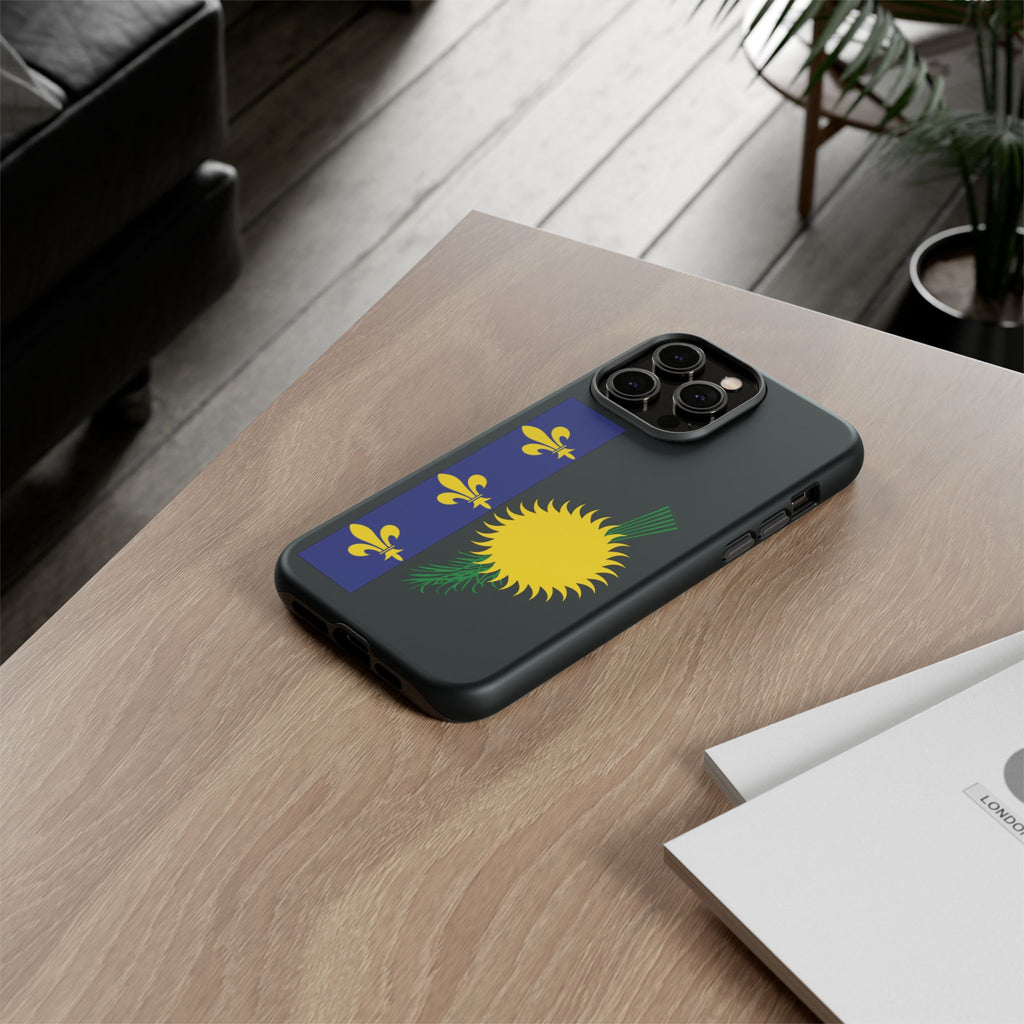 Guadeloupe Flag Tough Phone Case - Irie Blues Boutique