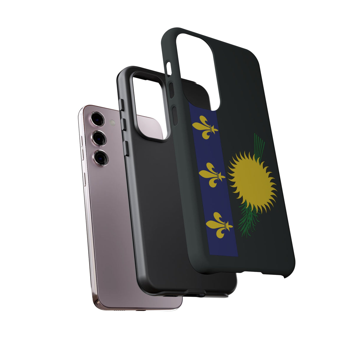 Guadeloupe Flag Tough Phone Case - Irie Blues Boutique