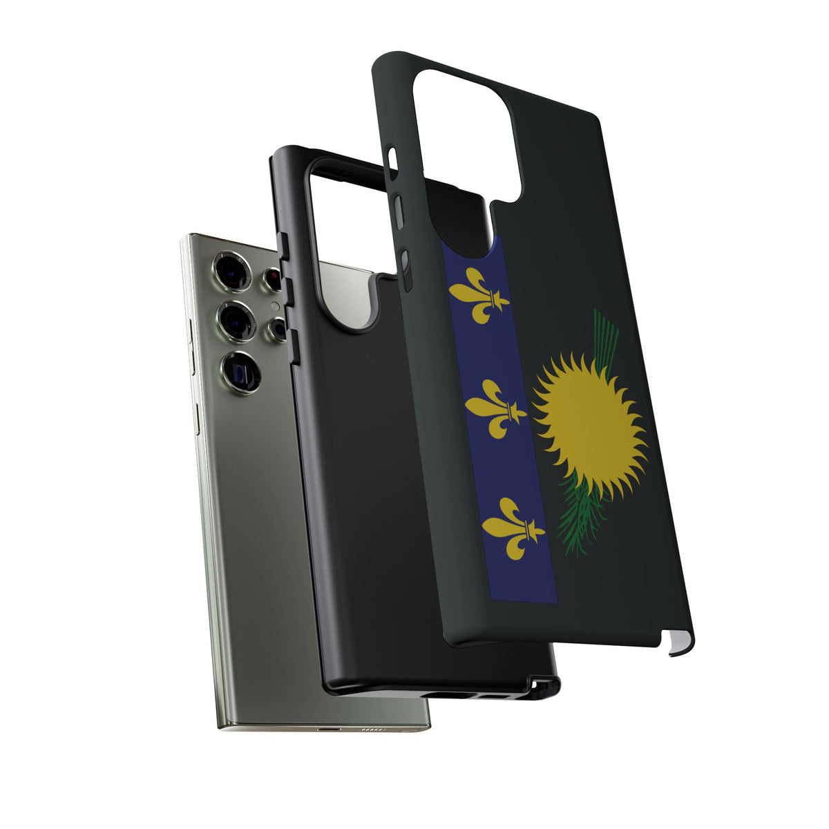 Guadeloupe Flag Tough Phone Case - Irie Blues Boutique