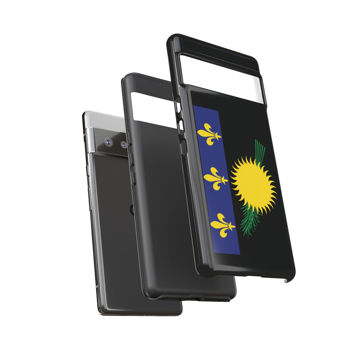 Guadeloupe Flag Tough Phone Case - Irie Blues Boutique