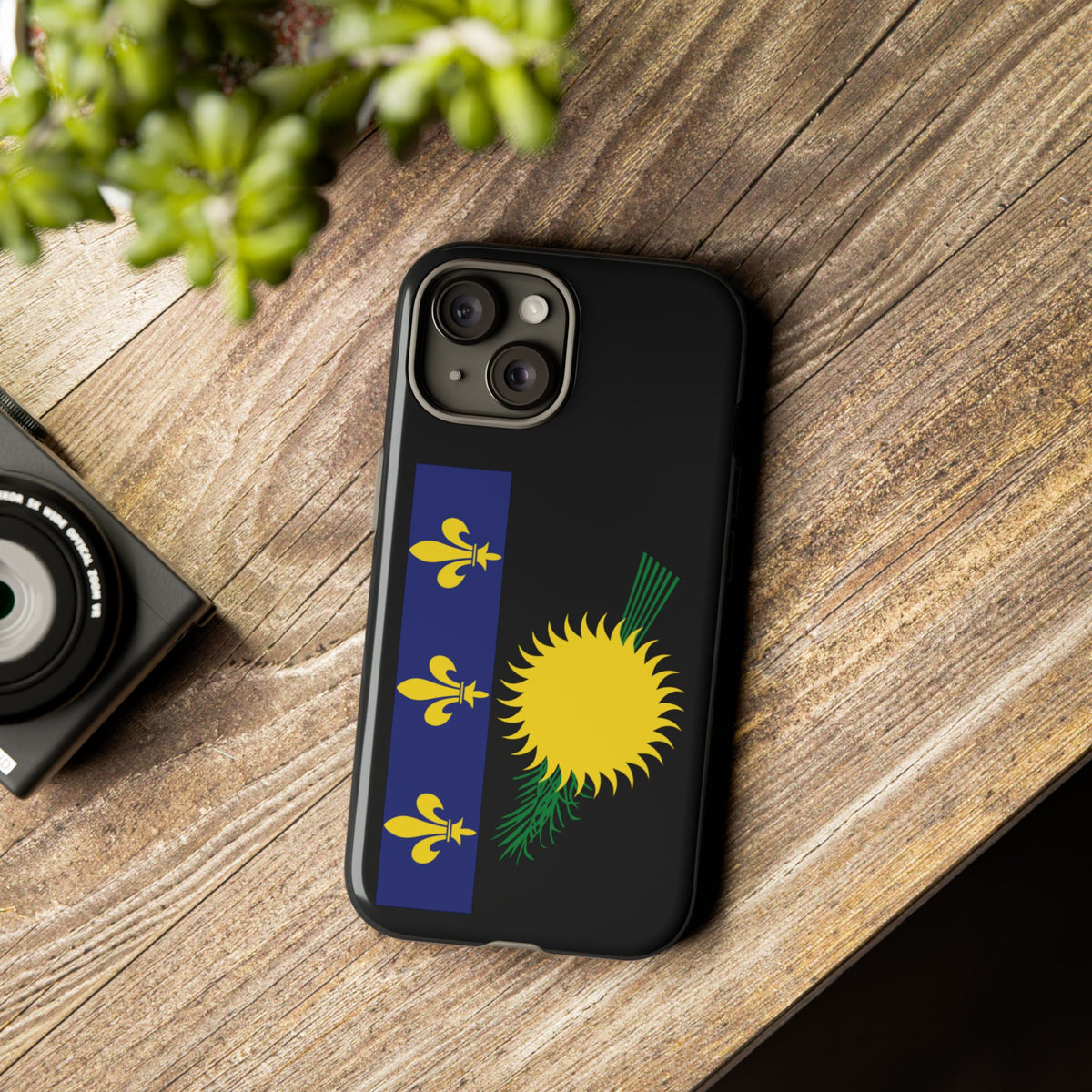 Guadeloupe Flag Tough Phone Case - Irie Blues Boutique