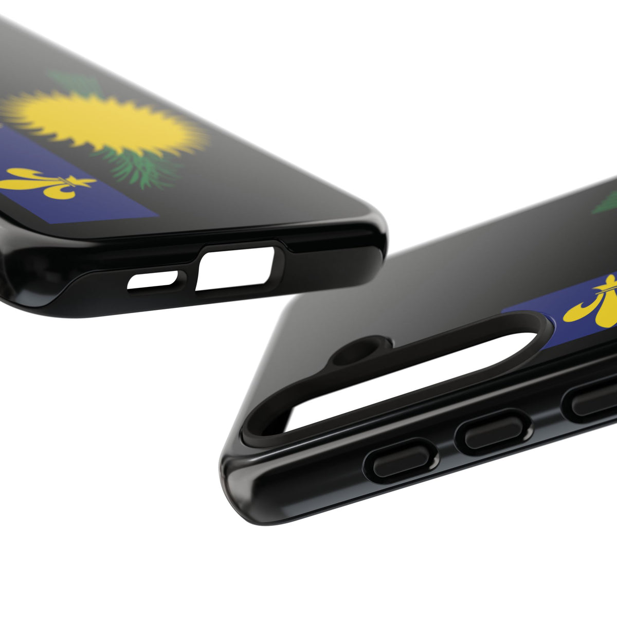 Guadeloupe Flag Tough Phone Case - Irie Blues Boutique
