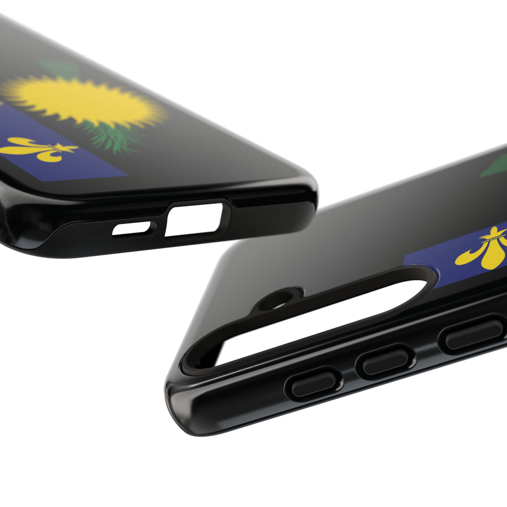 Guadeloupe Flag Tough Phone Case - Irie Blues Boutique
