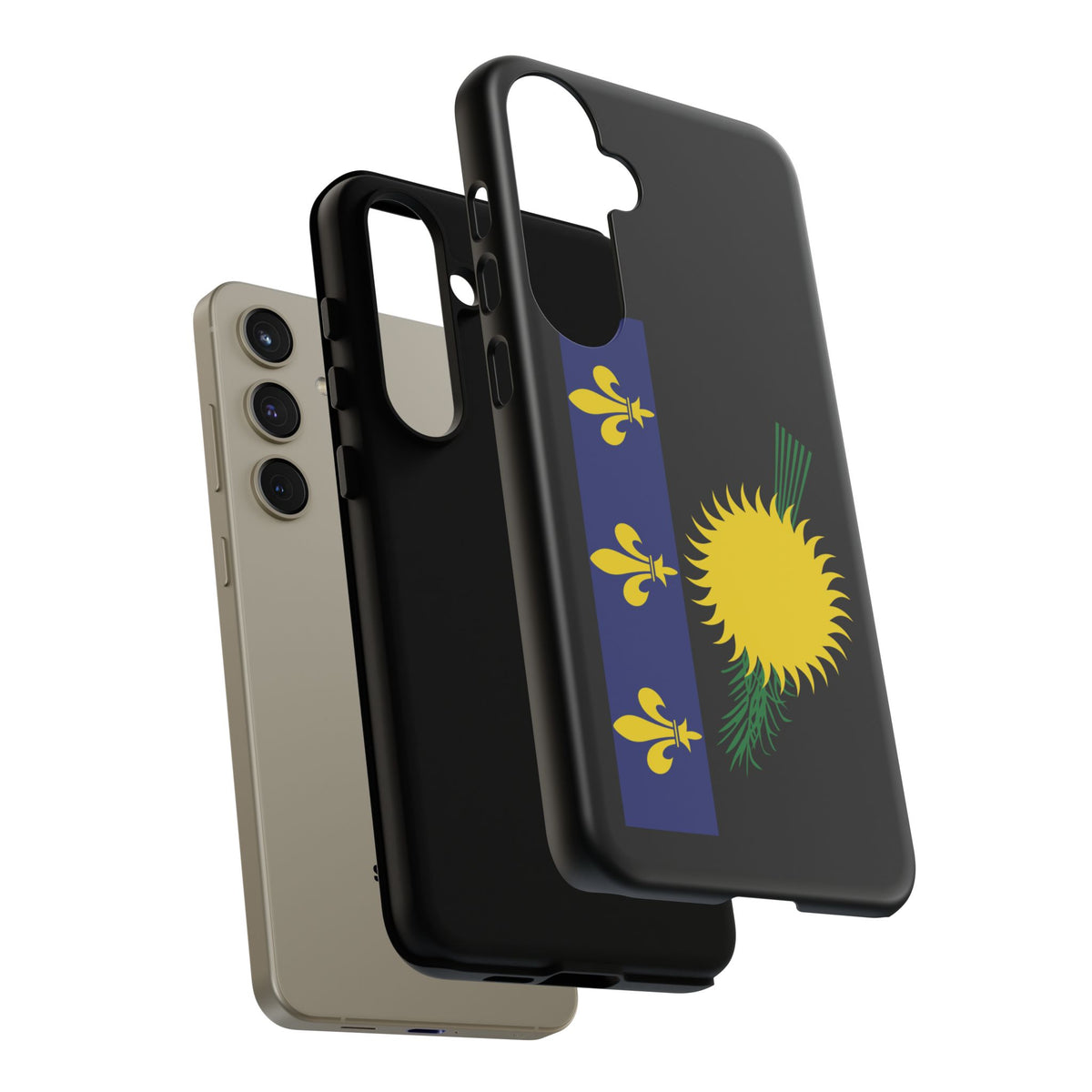 Guadeloupe Flag Tough Phone Case - Irie Blues Boutique