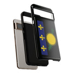 Guadeloupe Flag Tough Phone Case - Irie Blues Boutique