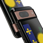 Guadeloupe Flag Tough Phone Case - Irie Blues Boutique
