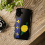 Guadeloupe Flag Tough Phone Case - Irie Blues Boutique